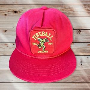 Fire Ball embroidered Patch snap back hat